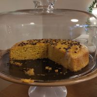 Passion fruit cake at Ju De Ló in Matosinhos