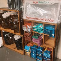 snackies and the supreme master Lol  at Vegan Pizza in Garden Grove