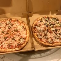 2 vegan pizza  at Vegan Pizza in Garden Grove