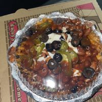 Chilli cheese waffle fries  at Vegan Pizza in Garden Grove