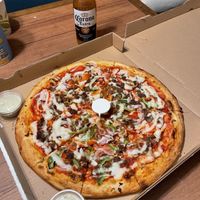 Mexican pizza superb  at Vegan Pizza in Garden Grove