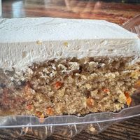 Carrot cake 😍  at Vegan Pizza in Garden Grove
