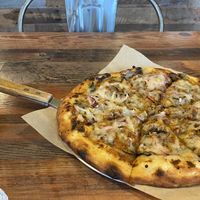 Spicy Thai pizza   at Vegan Pizza in Garden Grove