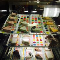 Dessert cabinet  at Vegan Pizza in Garden Grove