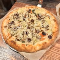 Greek Pizza   at Vegan Pizza in Garden Grove