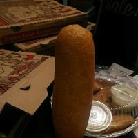 corn dog at Vegan Pizza in Garden Grove