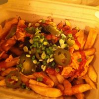 Smothered nachos at Vegan Pizza in Garden Grove