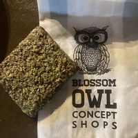 Pistachio bars  at Blossom Owl in Kalamata