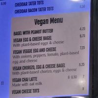 Menu at Grounds Central Station in Manassas