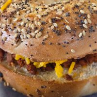 Chorizo and cheese at Grounds Central Station in Manassas