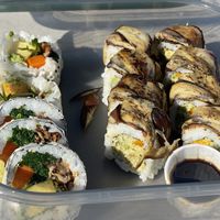 Vegan sushi ❤️  at Vegan Mirai in San Diego