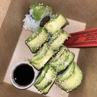avocado roll!  at Vegan Mirai in San Diego