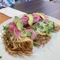 Grated potato tacos  at Gaxiola Mexican Restaurant in Salisbury