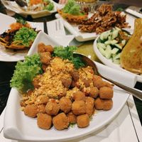 Tofu nuggets  at LVC Vege Restaurant - 创意林镇藩料理坊 in Malacca