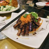 Grilled eggplant with XO sauce   at LVC Vege Restaurant - 创意林镇藩料理坊 in Malacca