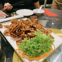 Deep fried marmite lotus root   at LVC Vege Restaurant - 创意林镇藩料理坊 in Malacca