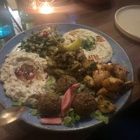 Vegan platter   at Lamaya in Bristol