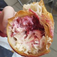 Inside the raspberry krafin at Acid Coffee  in Prague