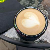 Oat cap at Acid Coffee  in Prague