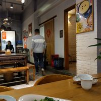 Inside at Bean Kitchen Vegetarian Restaurant in Chengdu