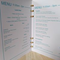 Menu page 1 (October 2025) at Coliseum Coffee House in Ceredigion