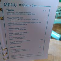 Menu page 2 (October 2025) at Coliseum Coffee House in Ceredigion