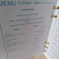 Menu lunch deal (October 2025) at Coliseum Coffee House in Ceredigion