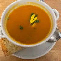 Karotten-Ingwer-Suppe at Dorfstube in Gersfeld
