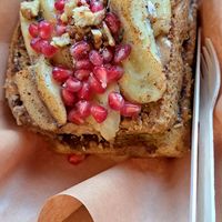 Double toast at Namliyeh in Amman