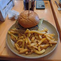 Satochi Burger version veggie at Skapto  in Sofia