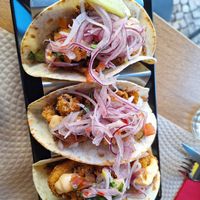 Vegan Fried Mushroom Taco at Sammy Sosa in Lisbon
