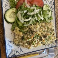 Tofu on the oven  at Mira Restaurante & Tapas in Tavira