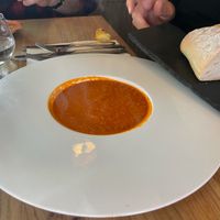 Tomato & Thyme soup at The Horse & Jockey in Bedford
