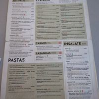 Menu at Gusto'zza  in Quarteira