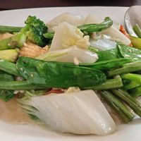 Stir fried seasonal mix vegetables at Royal Baths Chinese Restaurant in Harrogate