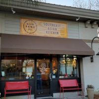 Great location with a great dog friendly patio  at Bon Banh Mi in Mount Pleasant