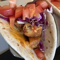 BBQ Buffalo Tofu Tacos  at Element 41 in Chardon