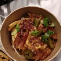 Bacon chilli cheeze friezz at Vegan Pirates by CloudEatery in Berlin