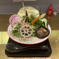 Kyoto ramen bowl   at Tokyo Vegan Ramen Center in Tokyo