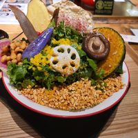 Spicy miso ramen at Tokyo Vegan Ramen Center in Tokyo