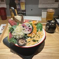 Spicy tahini ramen  at Tokyo Vegan Ramen Center in Tokyo