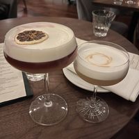 Fantastic cocktails  at Bar Avelo in Toronto