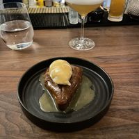 Spiced cake & apple sour  at Bar Avelo in Toronto