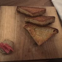 Mushroom pate   at Bar Avelo in Toronto