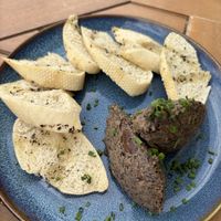 Mushroom pate   at Le Petit Vert in Farnsfield