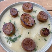 Champignon mushroom in garlic   Sauce   at Le Petit Vert in Farnsfield