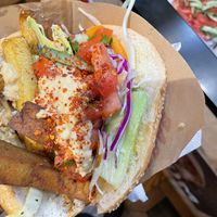   at Mustafa's Can Gemüse Kebap in Berlin