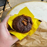 Vegan and GF Banana muffin at PlantShed in New York City