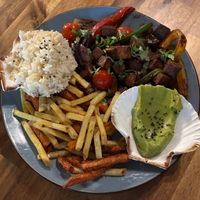 Tofu saltado at Peruwiana in Wroclaw