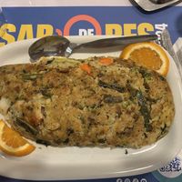 Migas with vegetables   at Restaurante Moinho de Maré in Almada